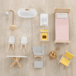 KidKraft® Juliette Poppenhuis -Speelgoedpop kidkraft juliette poppenhuis a272723 2