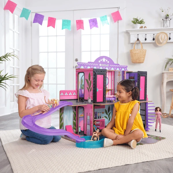 Kidkraft ® Poppenhuis 2-in-1 Hotel En Water Slide 6 Kidkraft ® Poppenhuis 2-in-1 Hotel En Water Slide - Afbeelding 4