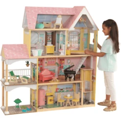 KidKraft Poppenhuis Lolas Villa -Speelgoedpop kidkraft poppenhuis lolas villa a275068 2