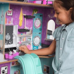 Kidkraft® Purrfect Huisdieren-poppenhuis -Speelgoedpop kidkraft purrfect huisdieren poppenhuis a376900 4