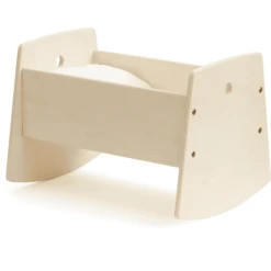 Kids Concept® Poppenwieg Met Beddengoed Natuur -Speelgoedpop kids concept poppenwieg met beddengoed natuur a281499 1