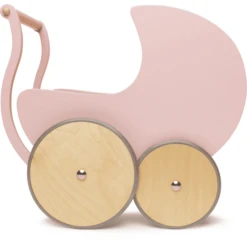 Kinderfeets ® Poppenwagen, Roze -Speelgoedpop kinderfeets poppenwagen roze a294339 2