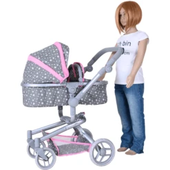 Knorr® Speelgoed Boonk Poppenwagen - Ster Grijs 10 Knorr® Speelgoed Boonk Poppenwagen - Ster Grijs -Speelgoedpop knorr speelgoed boonk poppenwagen ster grijs a363268 3