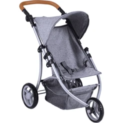 Knorr® Speelgoed Jogger Lio Poppenwagen - Stone Bruin -Speelgoedpop knorr speelgoed jogger lio poppenwagen stone bruin a363271 2