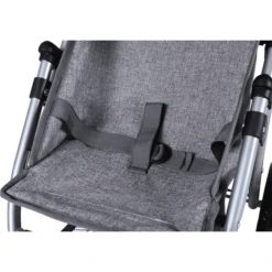 Knorr® Speelgoed Jogger Lio Poppenwagen - Stone Bruin -Speelgoedpop knorr speelgoed jogger lio poppenwagen stone bruin a363271 4