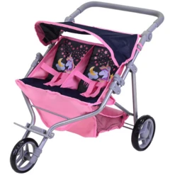 Knorr® Speelgoed Tweeling Poppenwagen Duo, Magic Eenhoorn