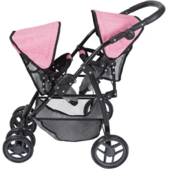 Knorr® Toys Duo Poppenbuggy Milo - Jeans Grey -Speelgoedpop knorr toys duo poppenbuggy milo jeans grey a275143 1