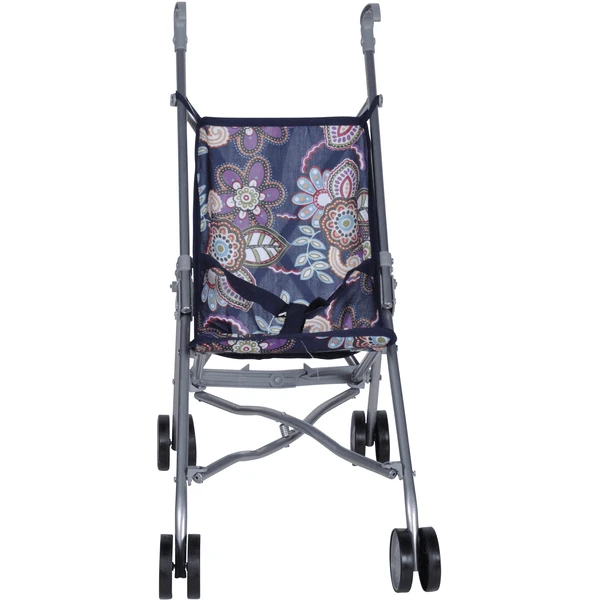 KNORRYTOYS Poppenbuggy Sim - Blue Flowers 6 KNORRYTOYS Poppenbuggy Sim - Blue Flowers - Afbeelding 4