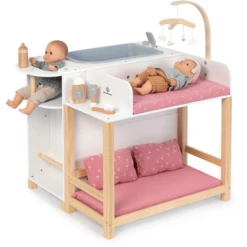 MUSTERKIND ® Dolls' Centre "Viola" Wit/naturel/oudroze -Speelgoedpop musterkind dolls centre viola wit naturel oudroze a392688 2