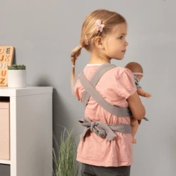 MUSTERKIND ® Poppen Stoffen Set Viola Grijs -Speelgoedpop musterkind poppen stoffen set viola grijs a326730 2