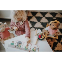 Rubens Barn Eten-leren Set -Speelgoedpop rubens barn eten leren set a359987 3