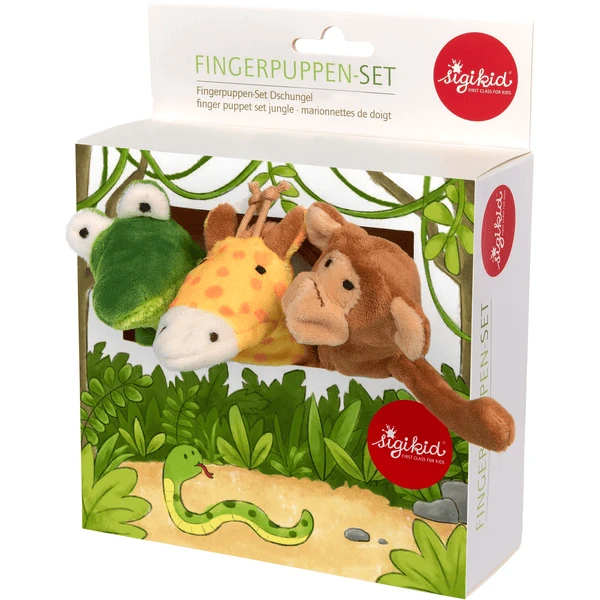 Sigikid ® Vingerpoppenset Jungle Mijn Little Theater 3 Sigikid ® Vingerpoppenset Jungle Mijn Little Theater
