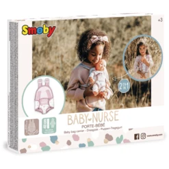 Smoby Baby Nurse Poppen Draagzak -Speelgoedpop smoby baby nurse poppen draagzak a354851 2