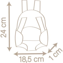 Smoby Baby Nurse Poppen Draagzak -Speelgoedpop smoby baby nurse poppen draagzak a354851 4