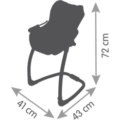 Smoby Maxi-Cosi 3-in-1 Poppenstoel -Speelgoedpop smoby maxi cosi 3 in 1 poppenstoel a351519 4