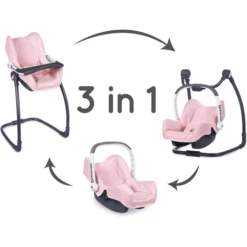 Smoby MAXI-COSI ® Doll Kinderstoel Grijs -Speelgoedpop smoby maxi cosi doll kinderstoel grijs a311764 4