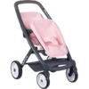 Smoby Quinny Tweeling Sport Poppenwagen Roze/grijs -Speelgoedpop smoby quinny tweeling sport poppenwagen roze grijs a311772