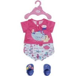 Zapf Creation BABY Born Bath Pyjama & Klompen 43 Cm -Speelgoedpop zapf creation baby born bath pyjama amp klompen 43 cm a307383 3