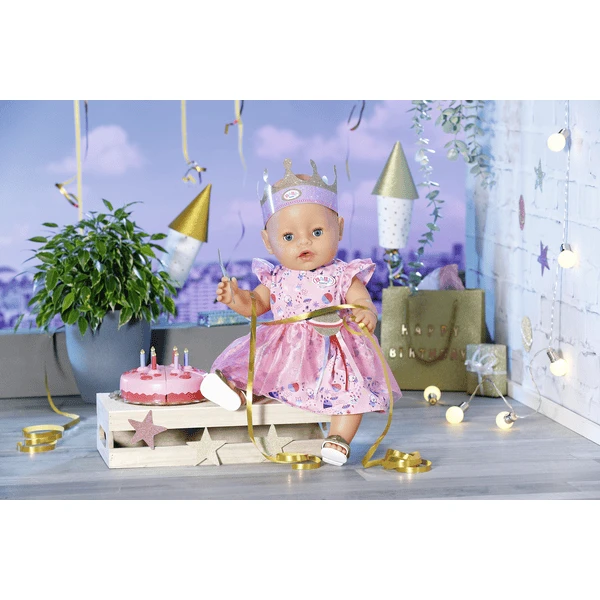 Zapf Creation BABY Born Deluxe Gelukkige Birth Dag Set 43 Cm 5 Zapf Creation BABY Born Deluxe Gelukkige Birth Dag Set 43 Cm - Afbeelding 3