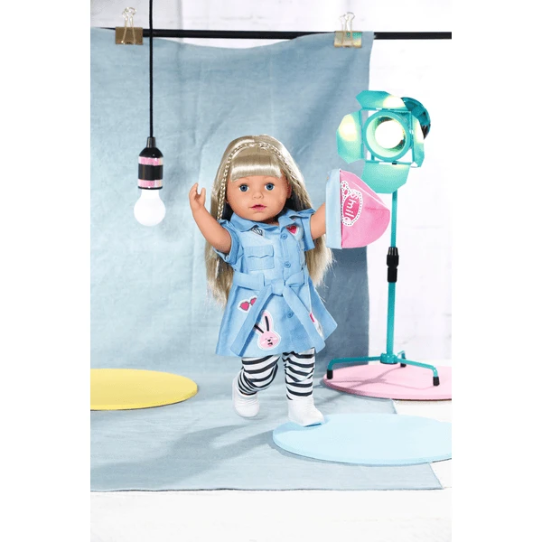 Zapf Creation BABY Born® Deluxe Jeans Jurk 43cm 3 Zapf Creation BABY Born® Deluxe Jeans Jurk 43cm - Afbeelding 2