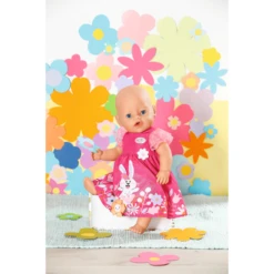 Zapf Creation BABY Born® Jurkje Bloem 43cm 9 Zapf Creation BABY Born® Jurkje Bloem 43cm -Speelgoedpop zapf creation baby born jurkje bloem 43cm a335612 2