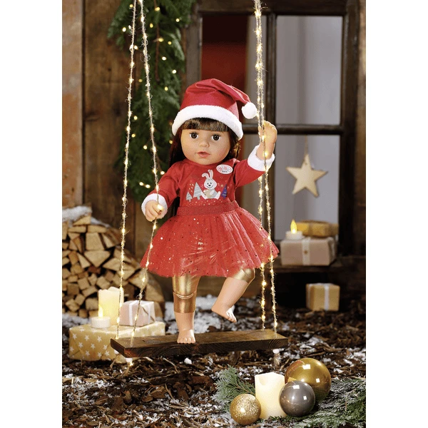 Zapf Creation BABY Geboren Kerstjurk 43 Cm 7 Zapf Creation BABY Geboren Kerstjurk 43 Cm - Afbeelding 5